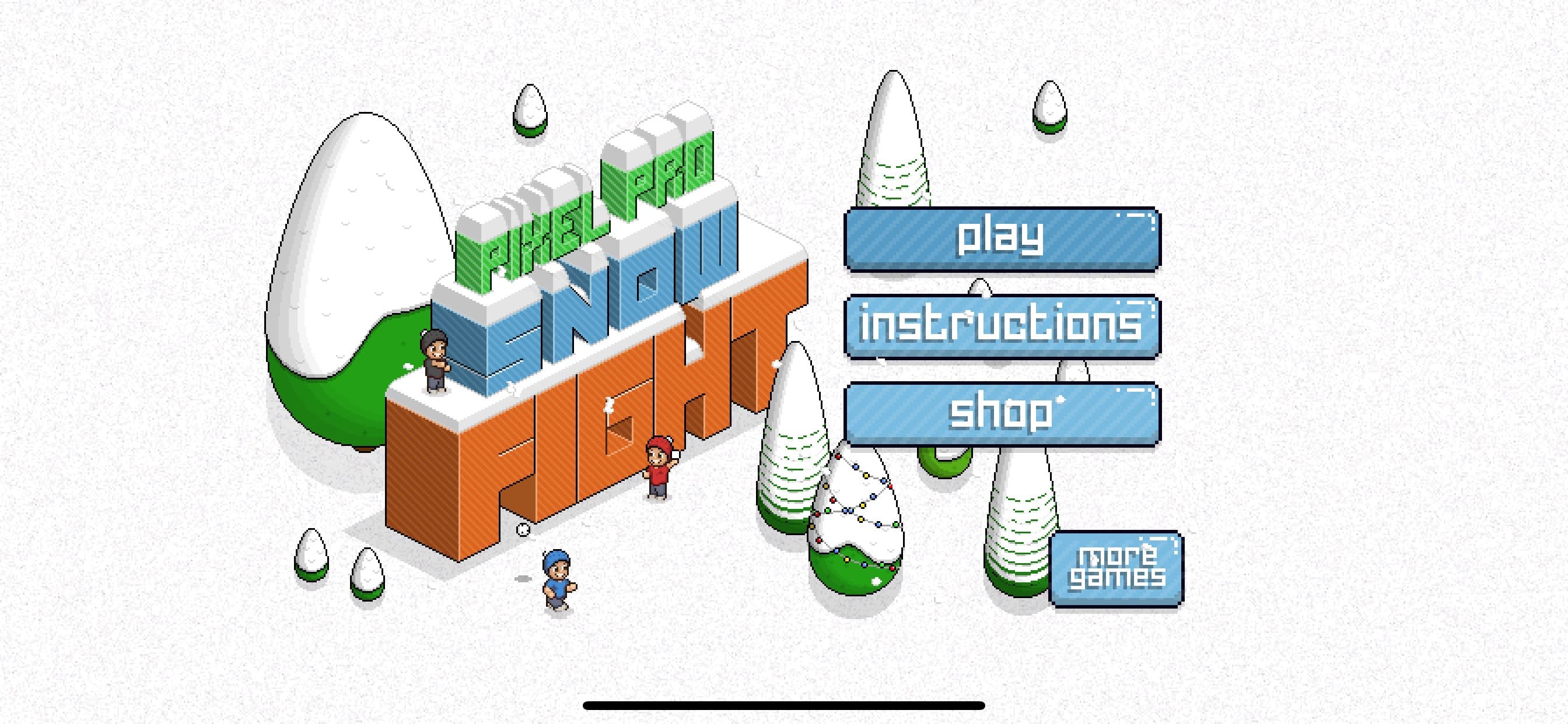 Pixel Pro Snow Fight screenshot 9 - screenshot