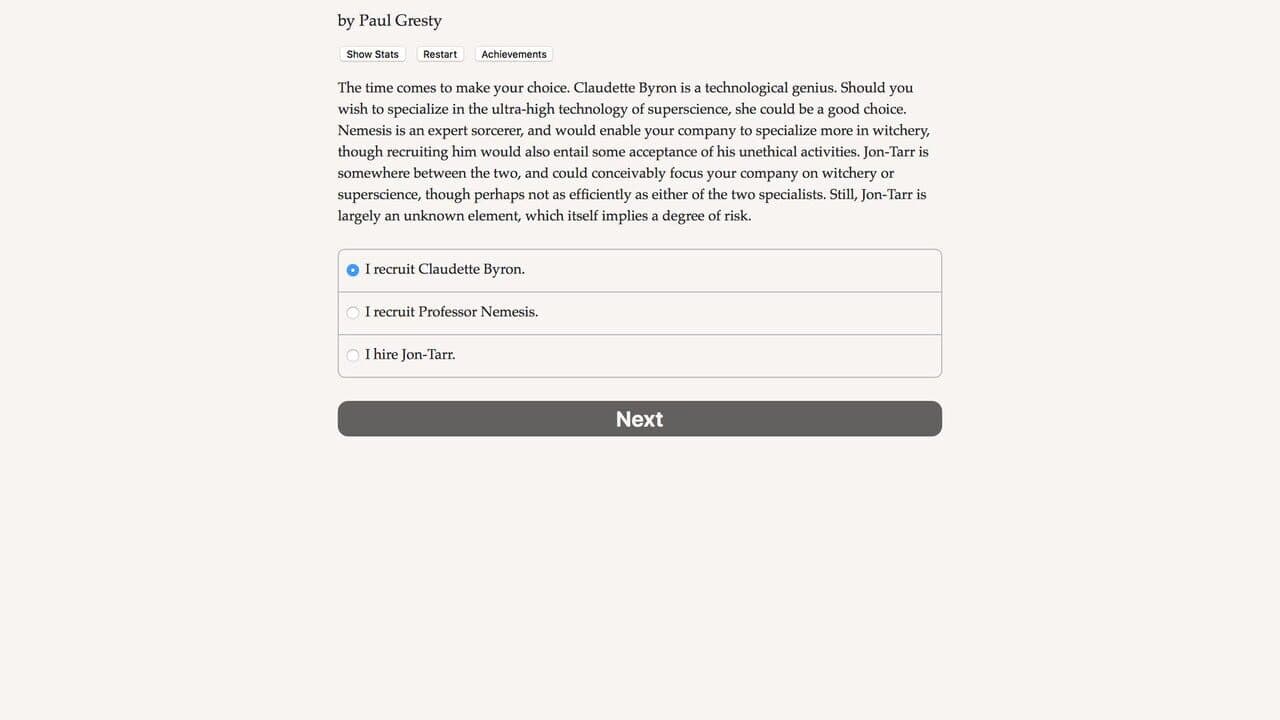 Null - screenshot