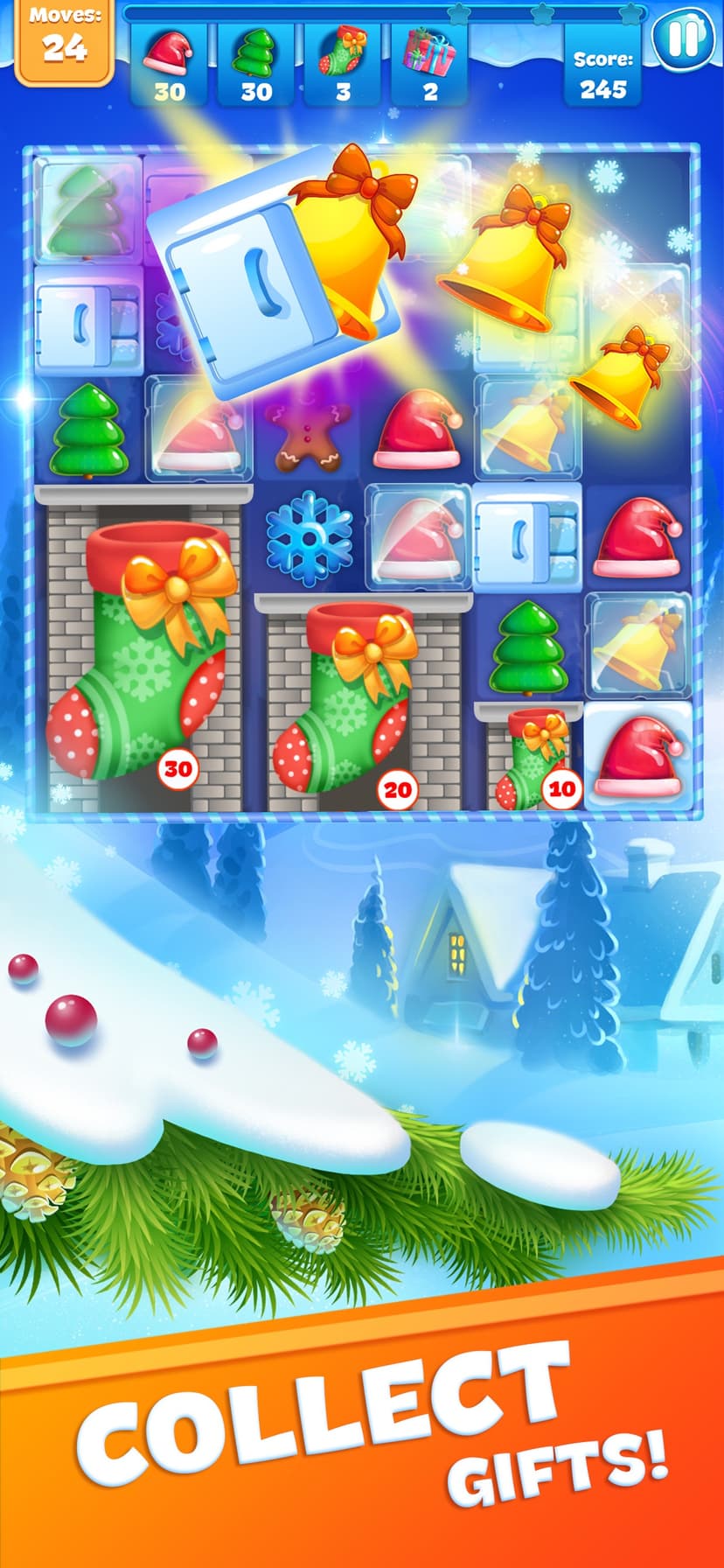 Christmas Sweeper 3: Match-3 screenshot 6 - screenshot