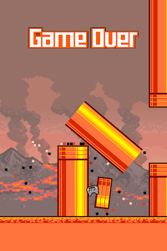 Flappy Nyan: flying cat wings screenshot 4 - screenshot