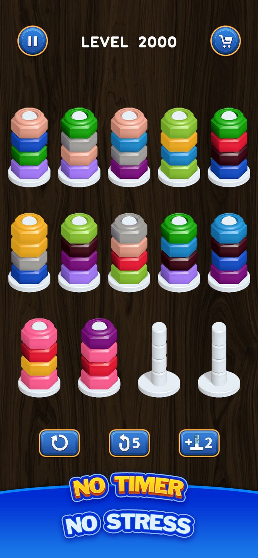 Nut Sort: Color Puzzle Games screenshot 4 - screenshot