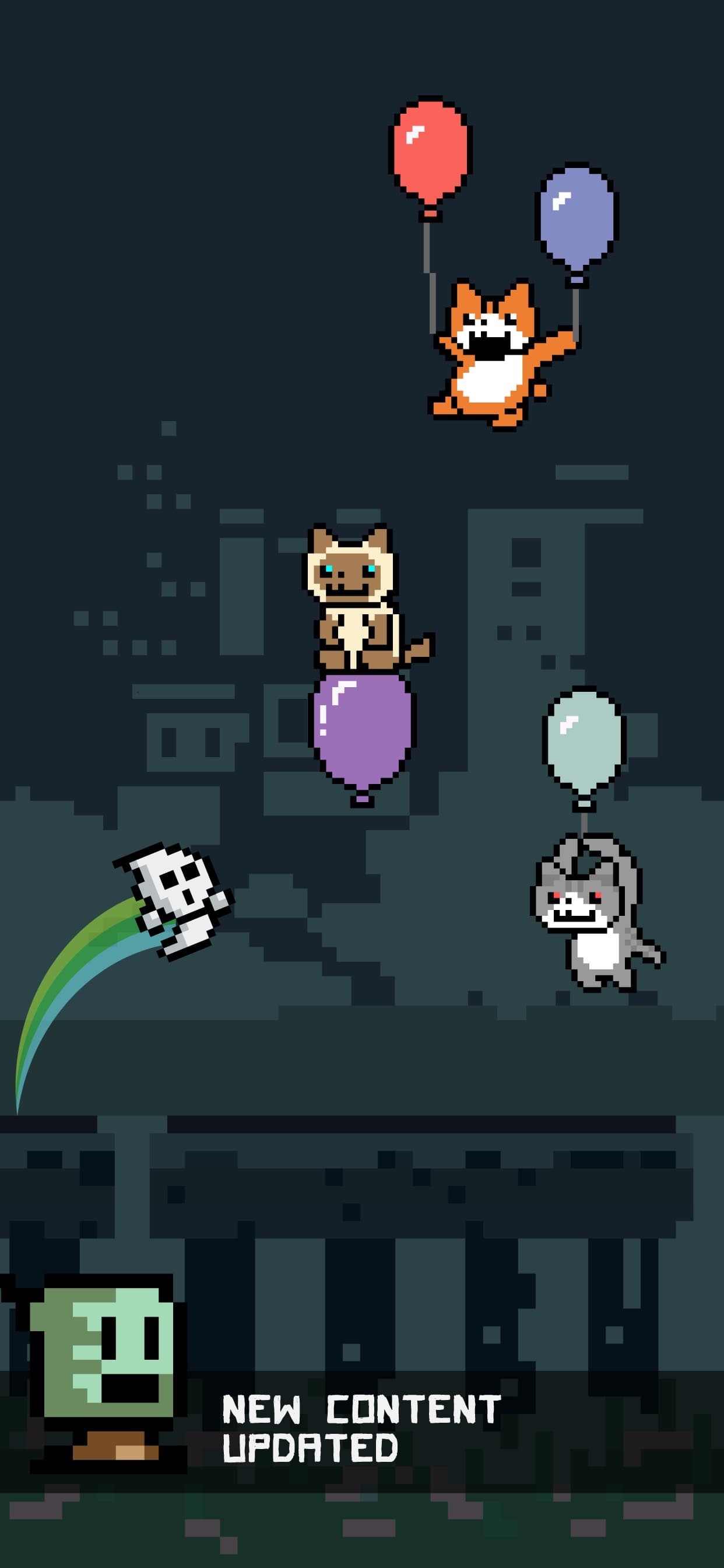 Break the Balloon: ghost & cat screenshot 1 - screenshot