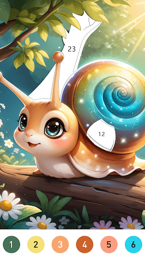 Fairytale Color by number game screenshot 7 - screenshot