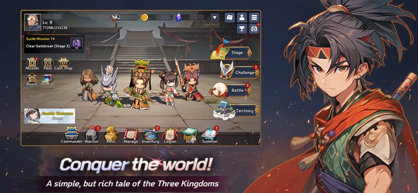 Three Kingdoms Tempest screenshot 1 - screenshot