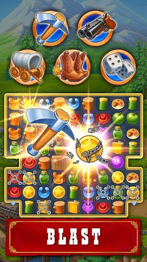Jewels of the Wild West・Match3 screenshot 3 - screenshot