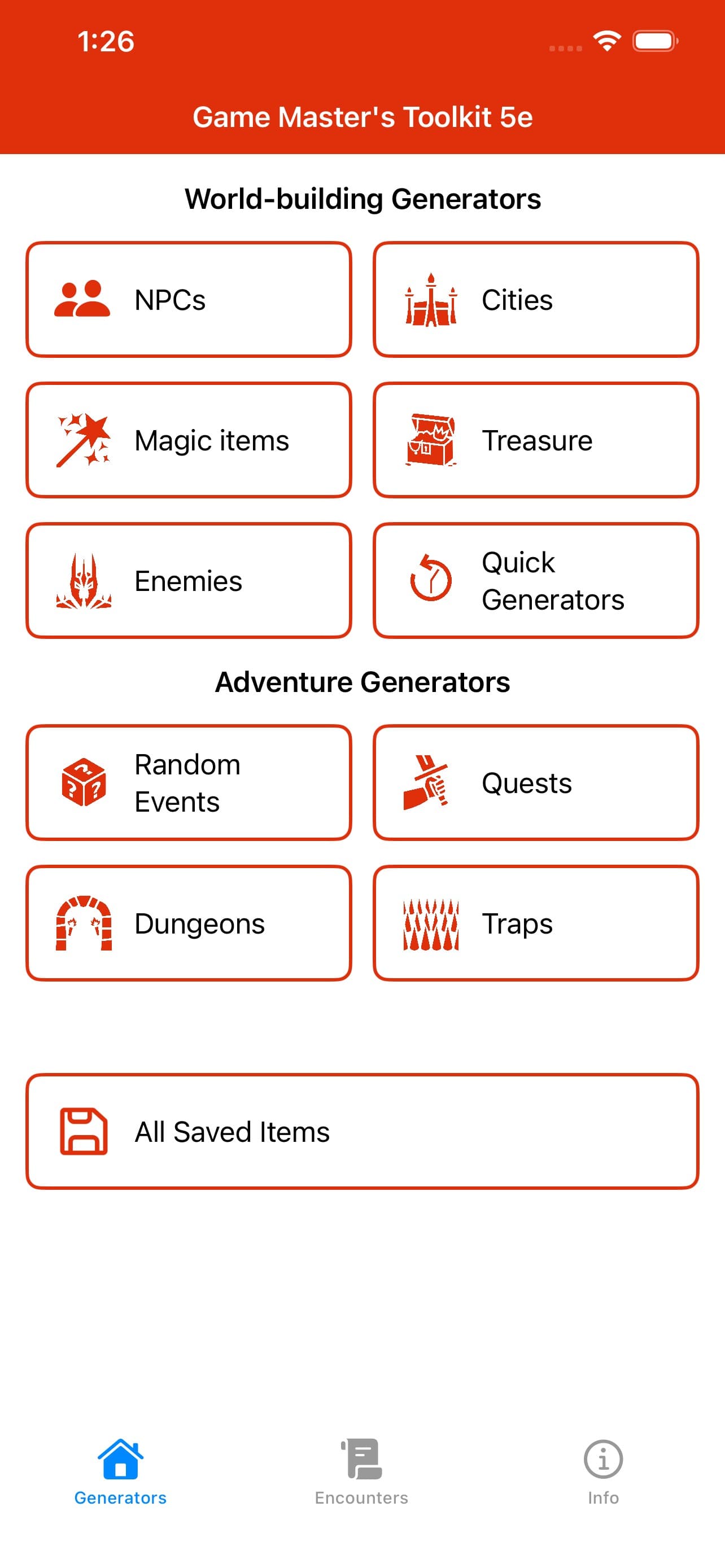 Game Master's Toolkit 5e screenshot 1 - screenshot
