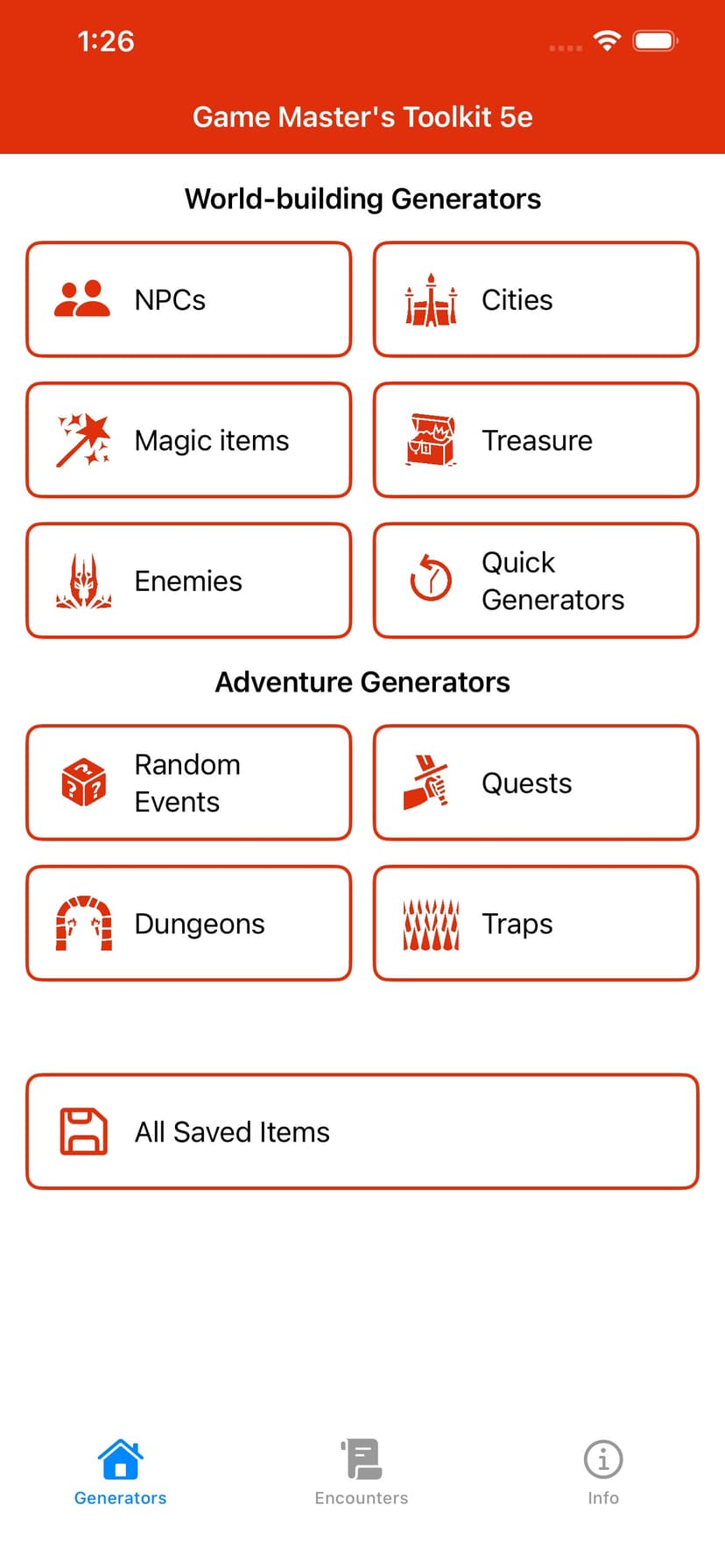 Game Master's Toolkit 5e screenshot 1 - screenshot
