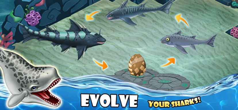 SHARK WORLD -water battle game screenshot 5 - screenshot