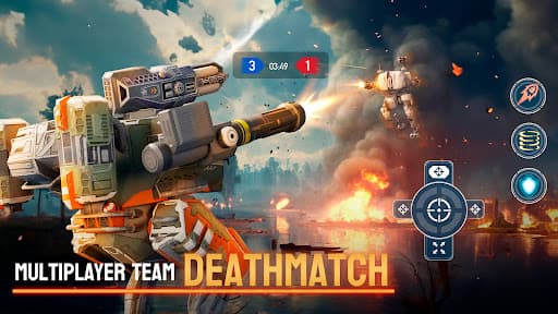 Mech Wars Online Robot Battles screenshot 2 - screenshot