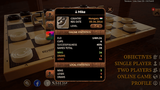 Checkers Online Elite screenshot 5 - screenshot