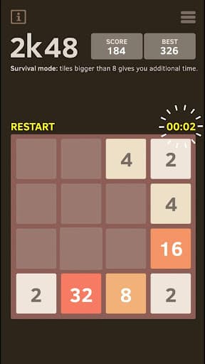 2K48 - Number 2048 puzzle game screenshot 13 - screenshot