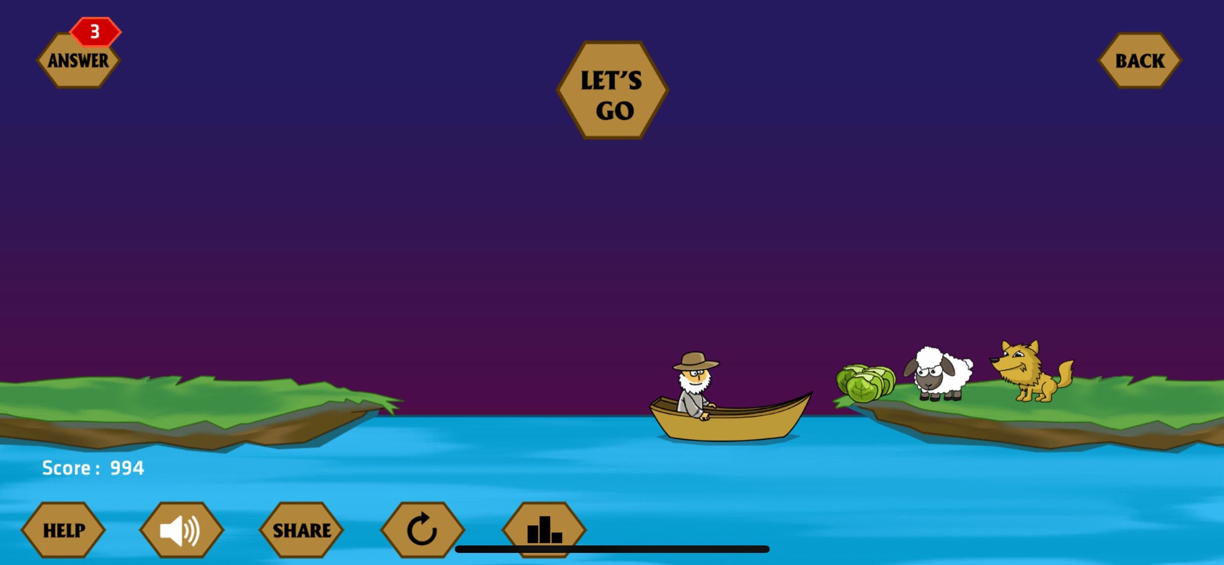 River Crossing IQ - IQ Test screenshot 1 - screenshot