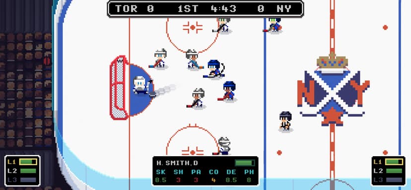 Ice League Hockey screenshot 1 - screenshot