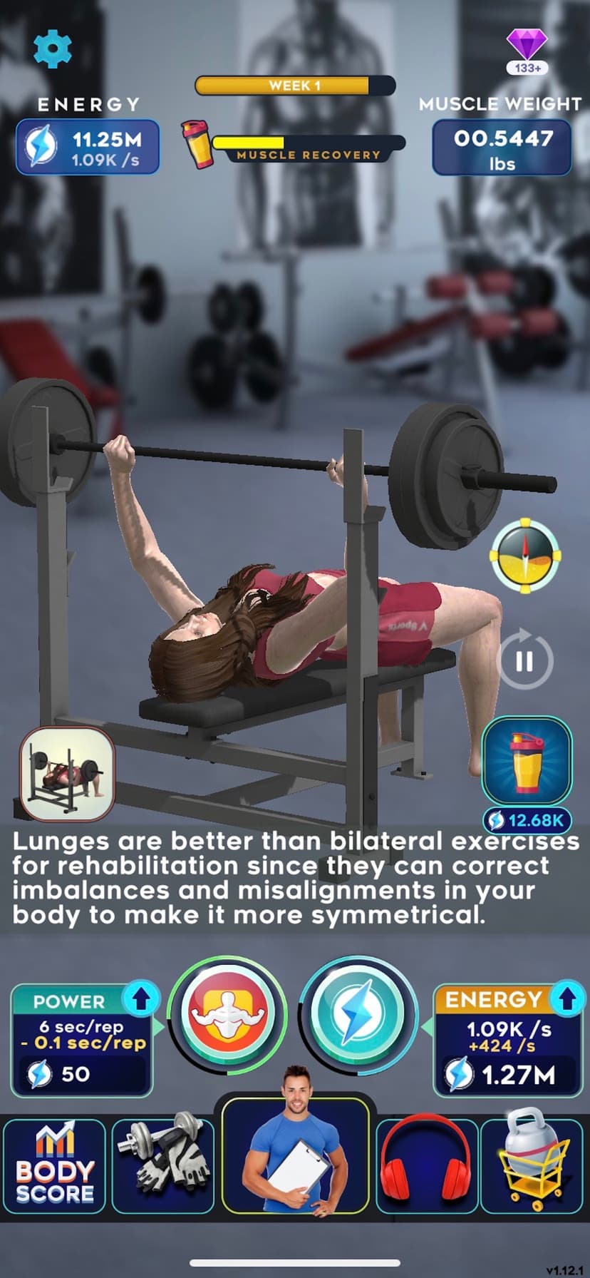 Idle Workout ! screenshot 6 - screenshot