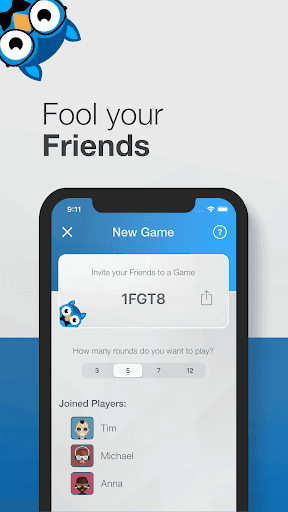 Finto - Bluff Quiz for Friends screenshot 1 - screenshot
