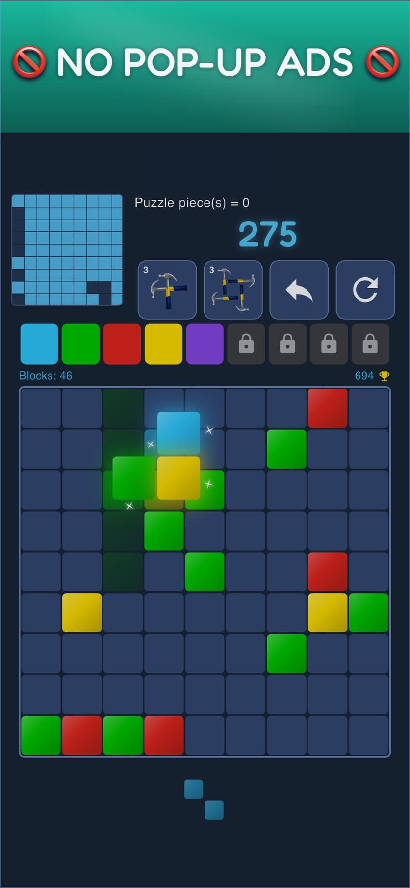 Color Blocks- Block Match screenshot 1 - screenshot