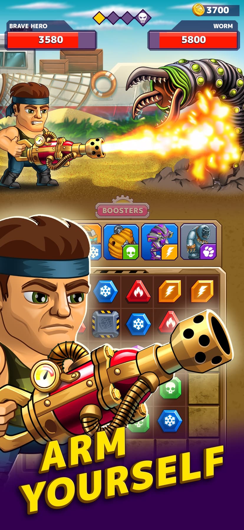 Battle Lines: Puzzle Fighter screenshot 2 - screenshot