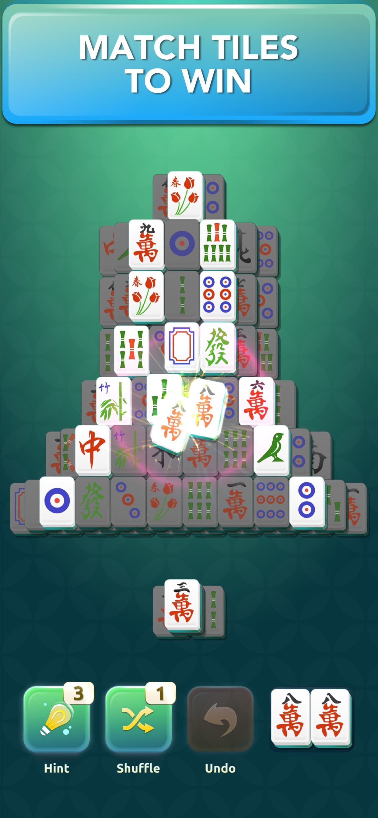 Mahjong Solitaire Classic Tile screenshot 1 - screenshot