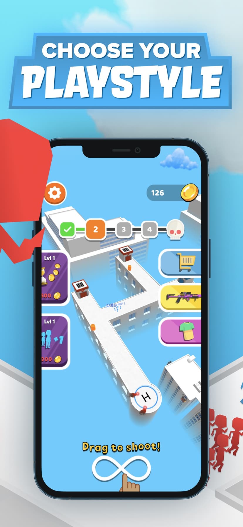 Z Escape: Zombie Crowd Shooter screenshot 4 - screenshot