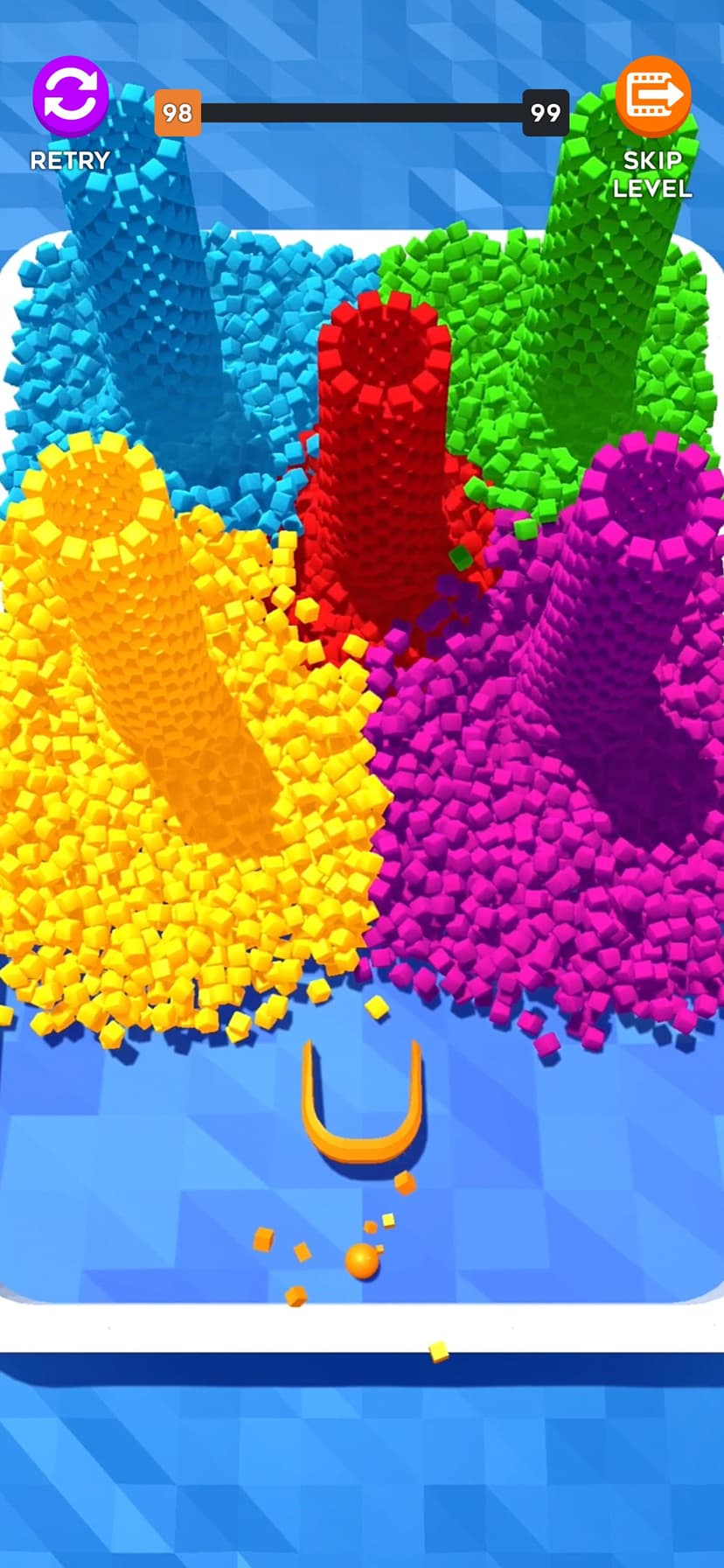 Collect Cubes - ASMR Puzzle screenshot 5 - screenshot