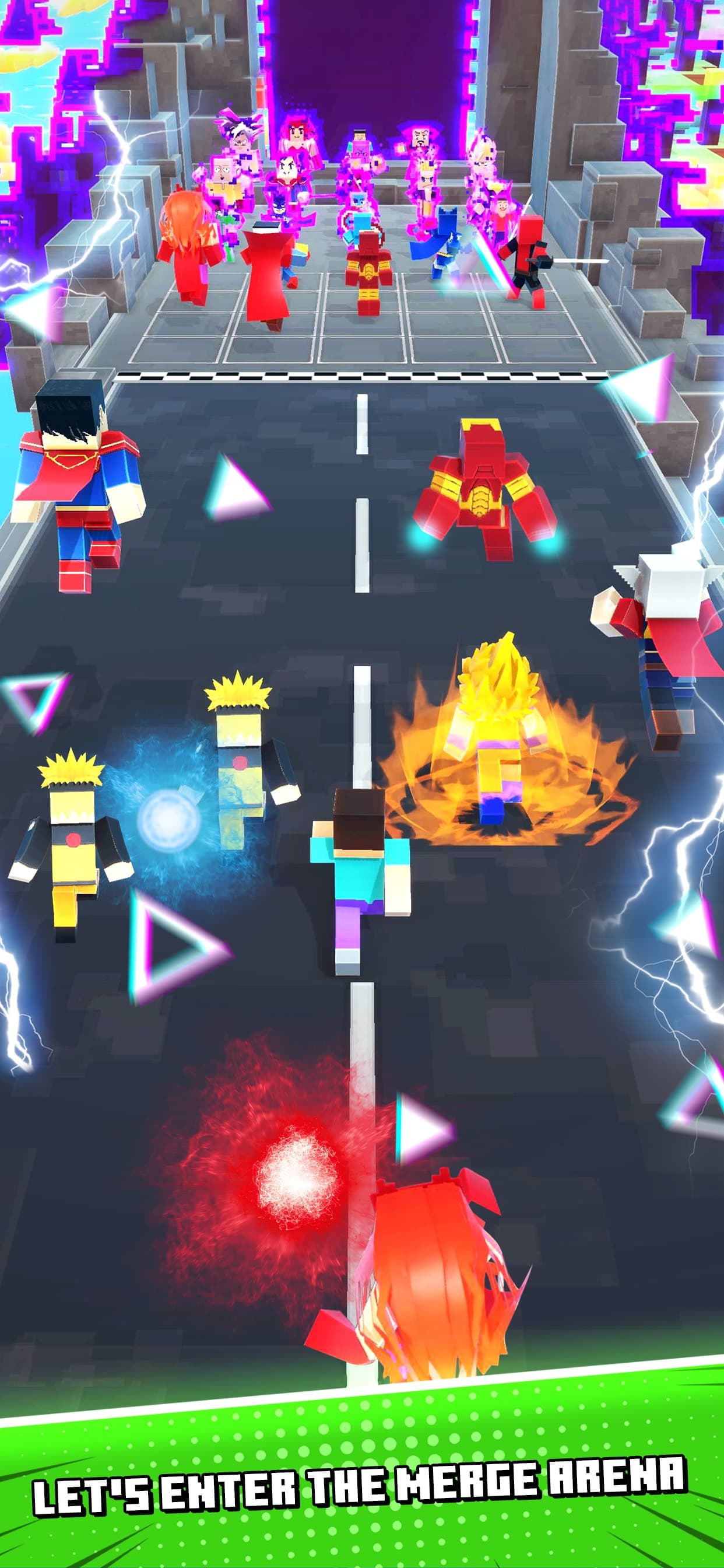 Hero Craft Merge: Run & Battle screenshot 3 - screenshot