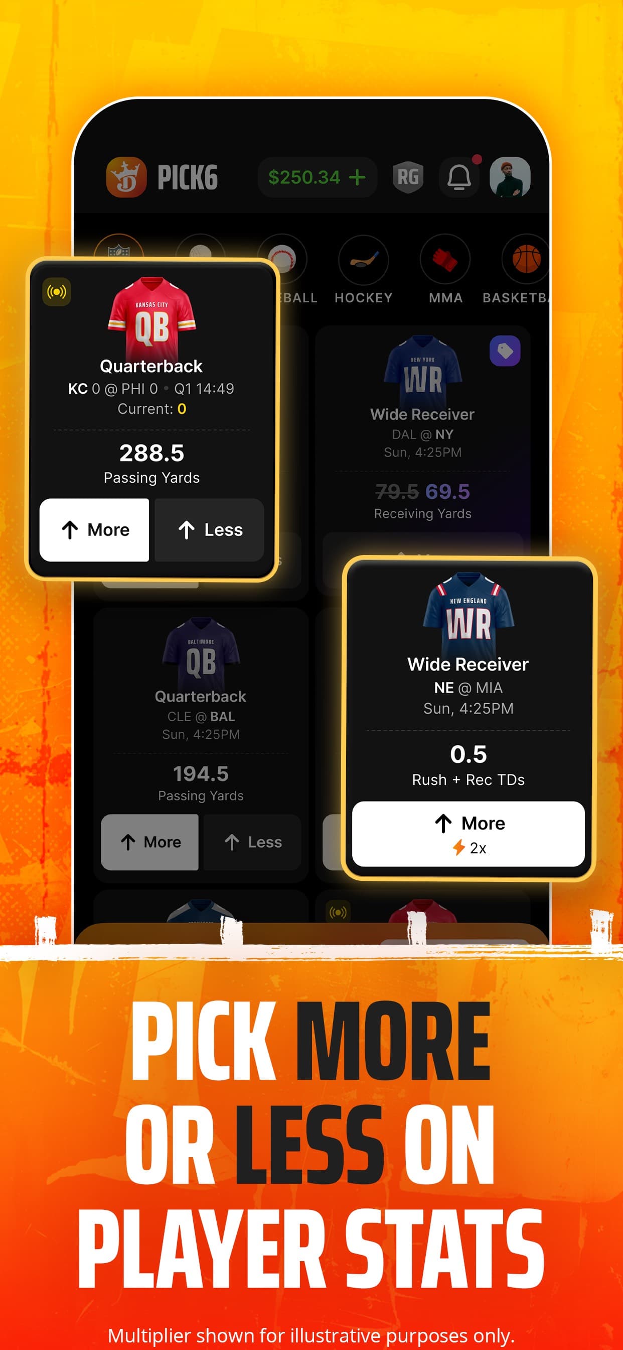 Pick6 DraftKings Fantasy Picks screenshot 3 - screenshot