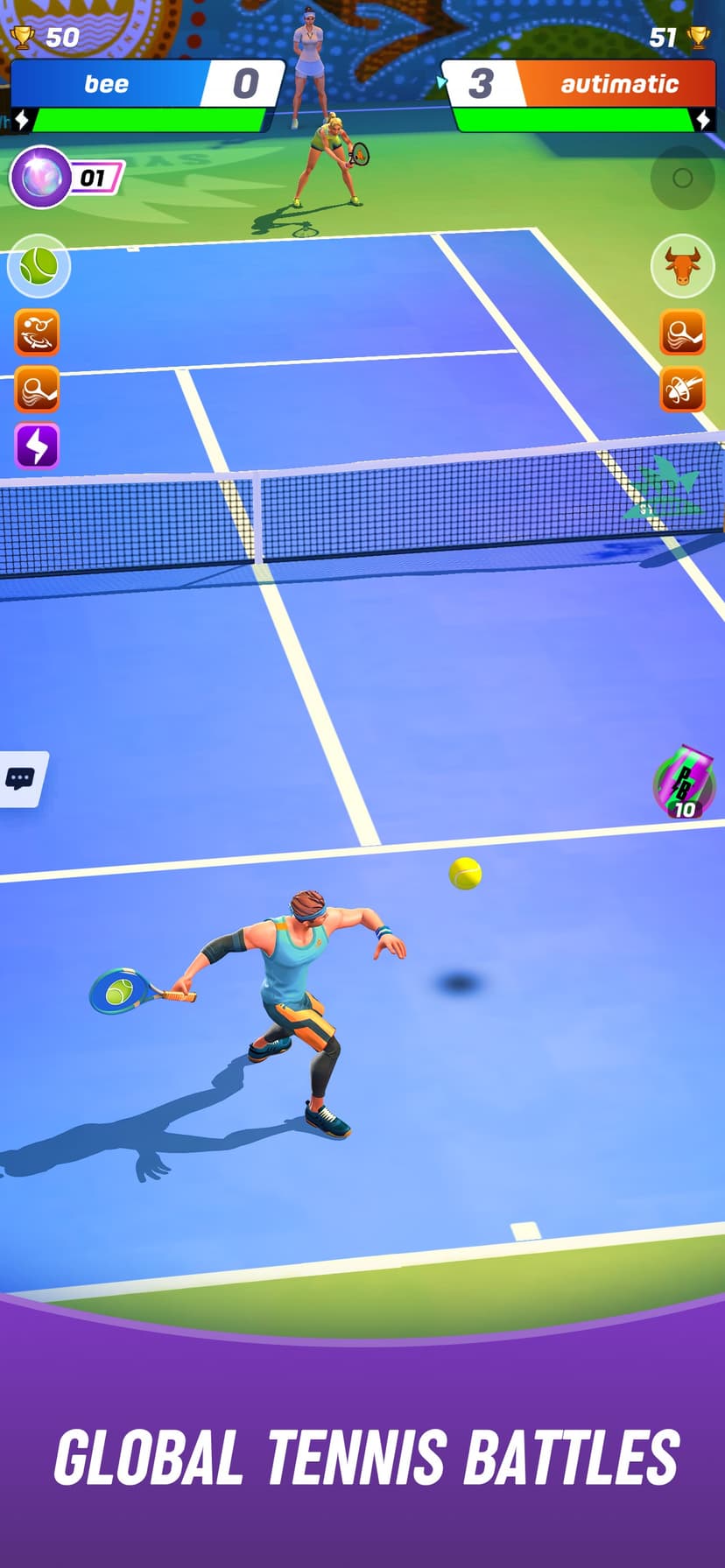 Tennis Clash：Sports Stars Game screenshot 4 - screenshot