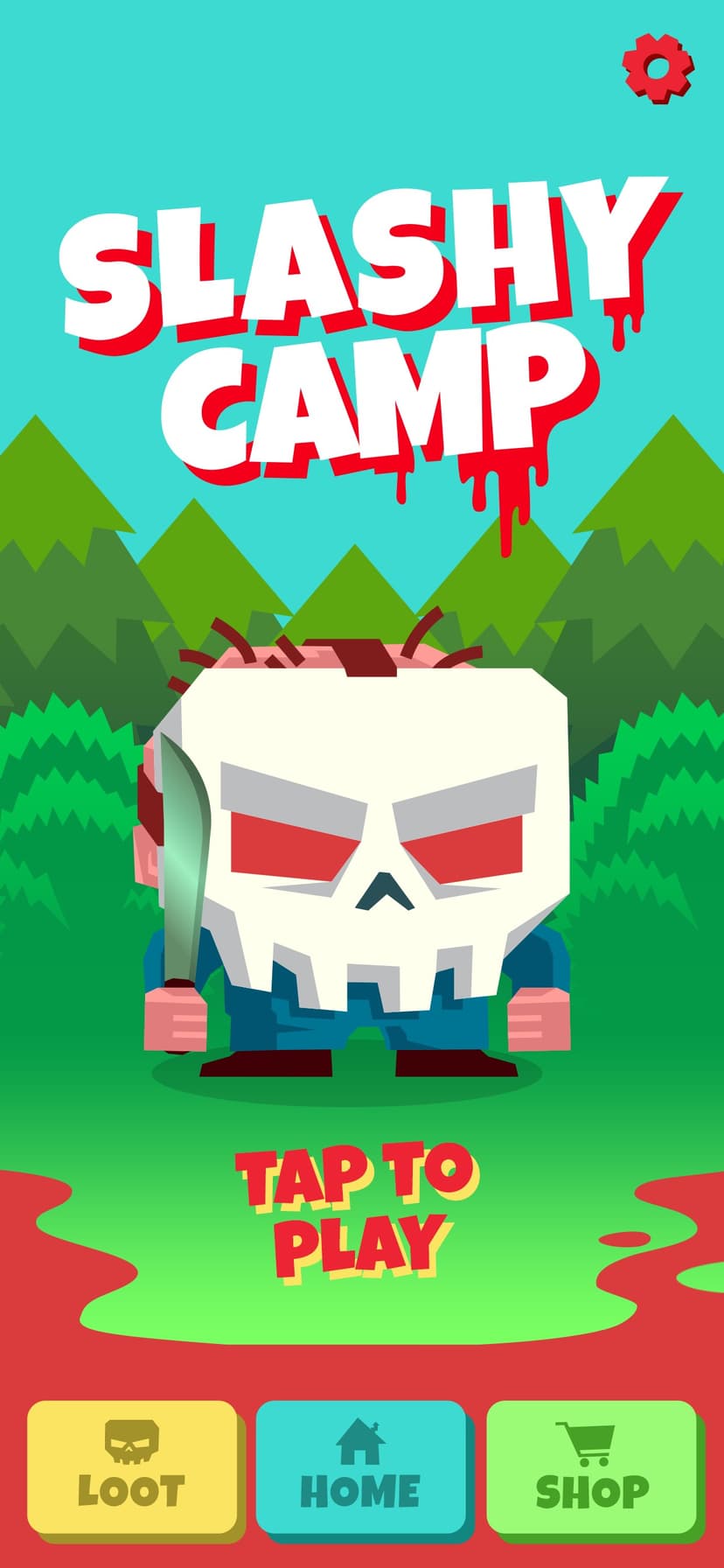 Slashy Camp - Endless Runner! screenshot 1 - screenshot