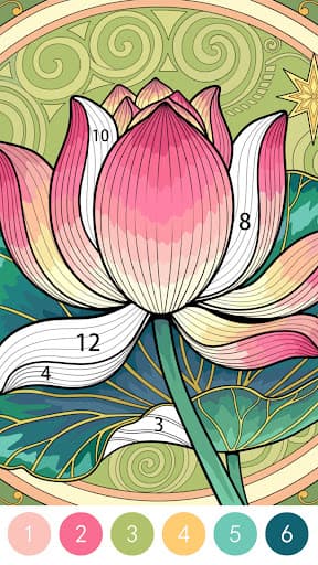 Tangle Color by Number Book screenshot 4 - screenshot