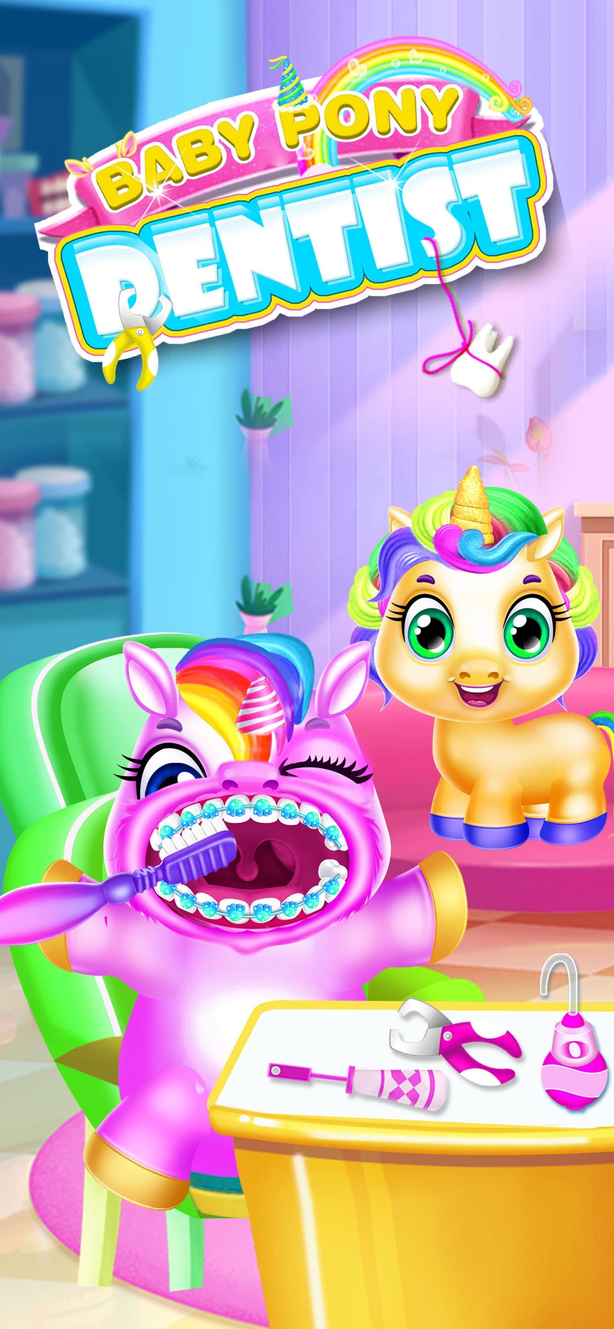 Baby Pony Games - Dentist Game screenshot 1 - screenshot