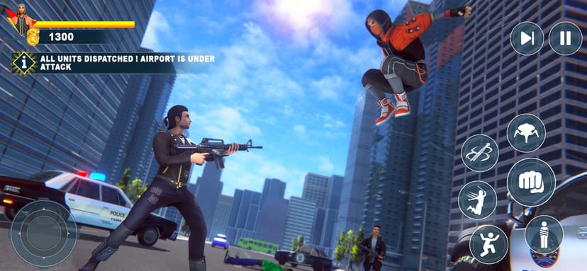 Rope Superhero Fighter Rescue screenshot 3 - screenshot