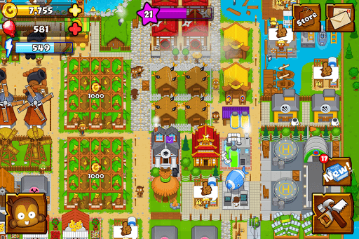 Bloons Monkey City screenshot 1 - screenshot
