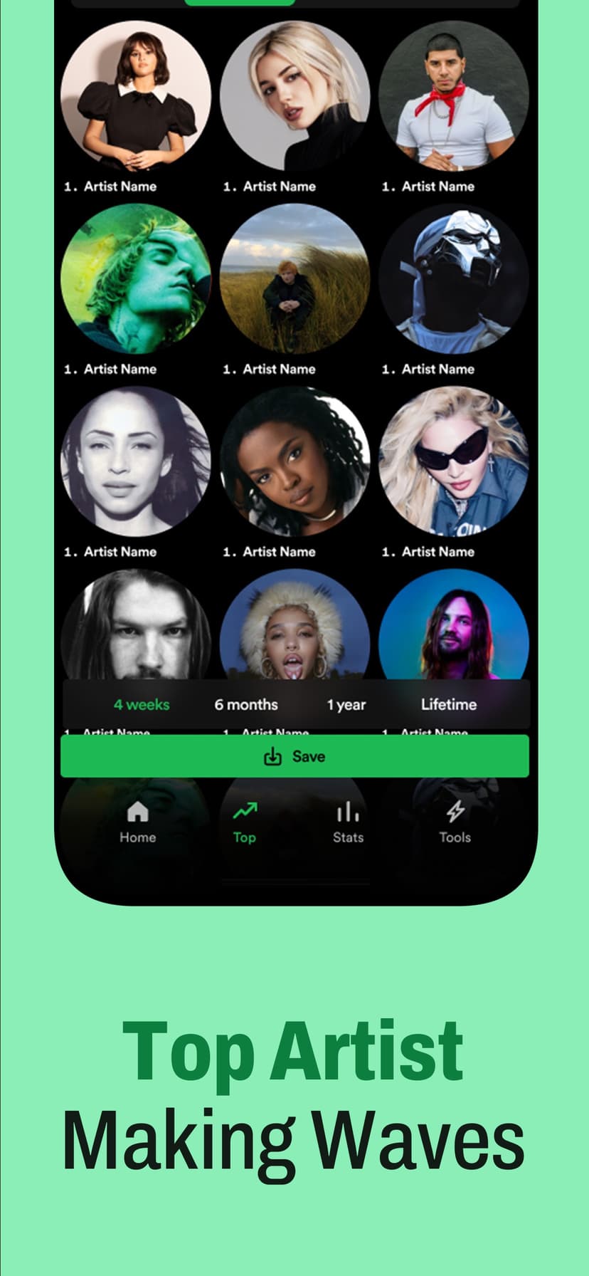 Must.fm for Spotify Stats screenshot 6 - screenshot