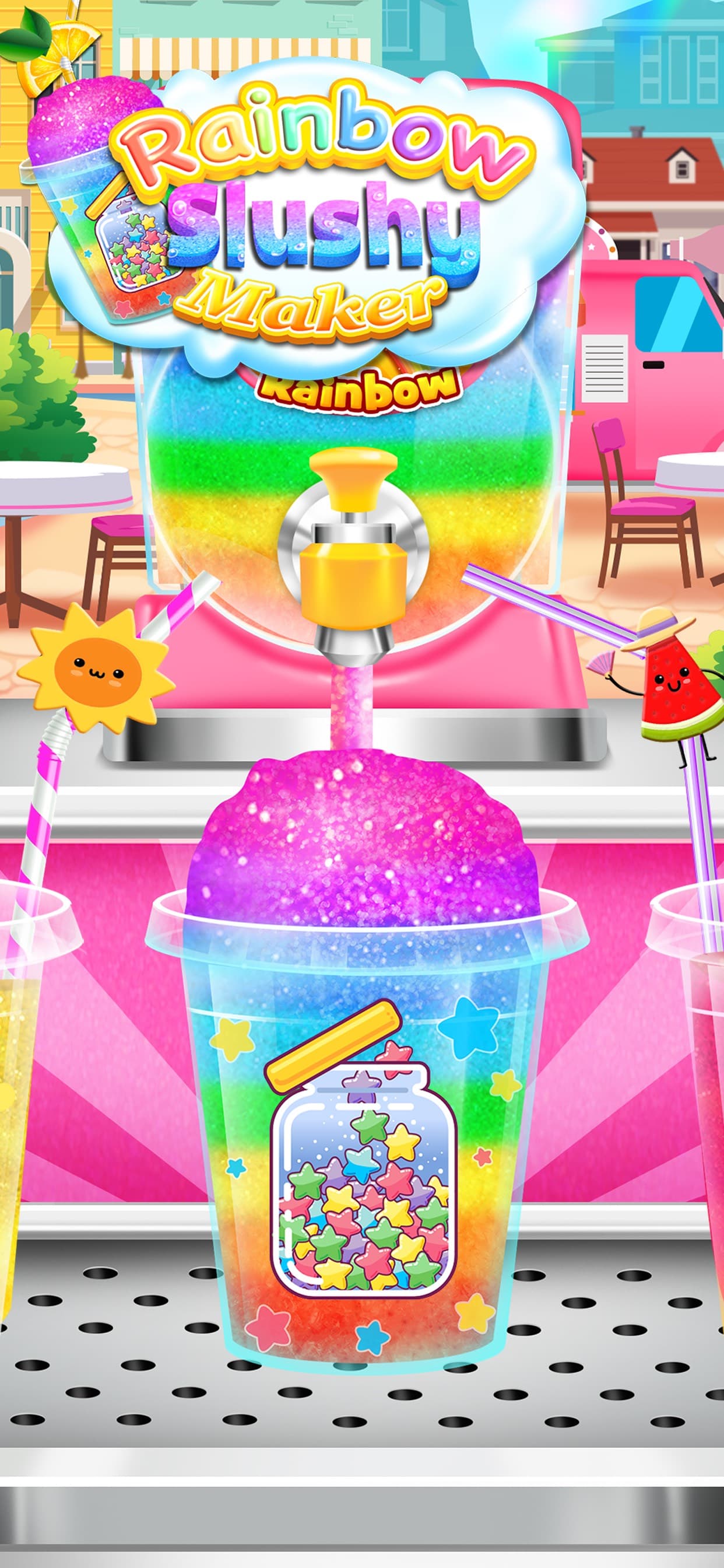 Rainbow Frozen Slushy Truck screenshot 4 - screenshot