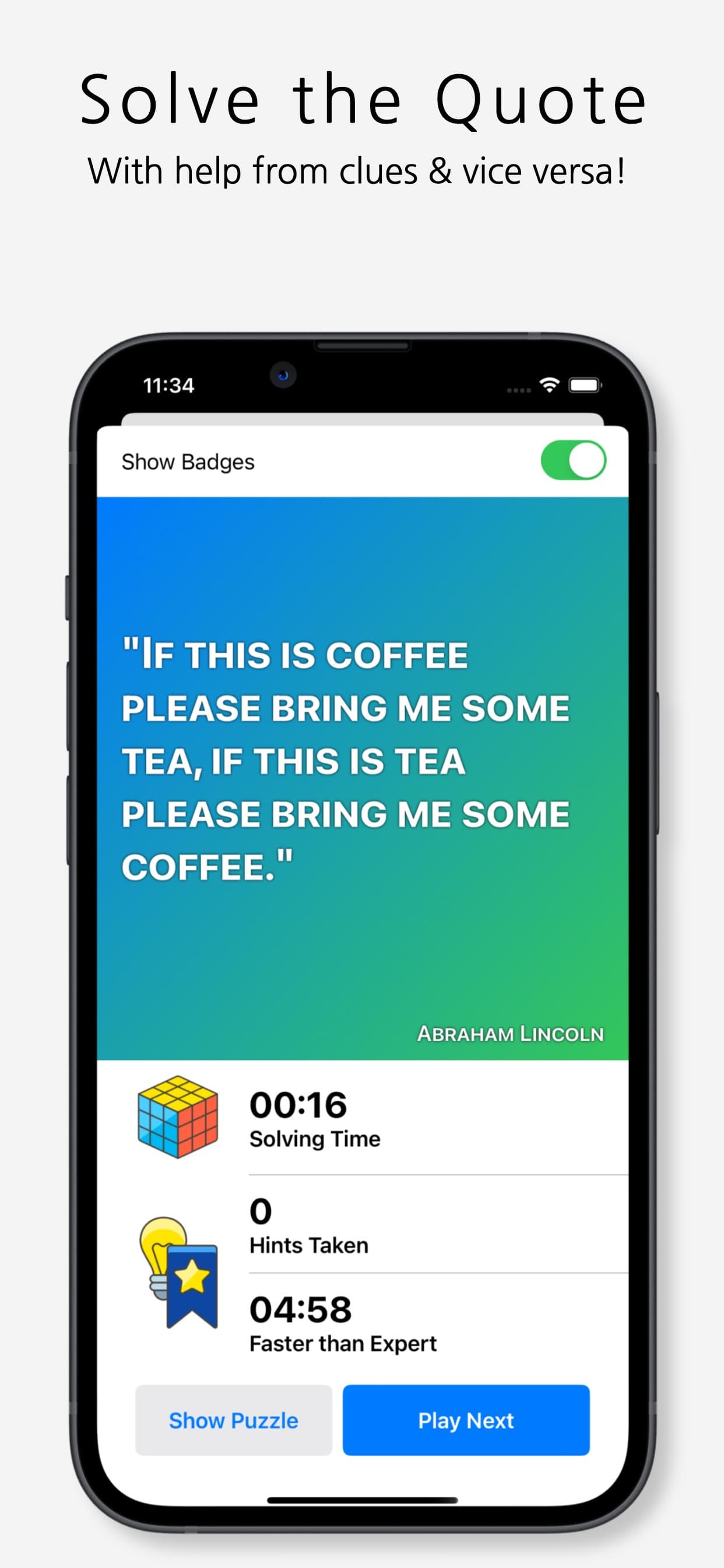 Acrostic Crossword Puzzles screenshot 2 - screenshot