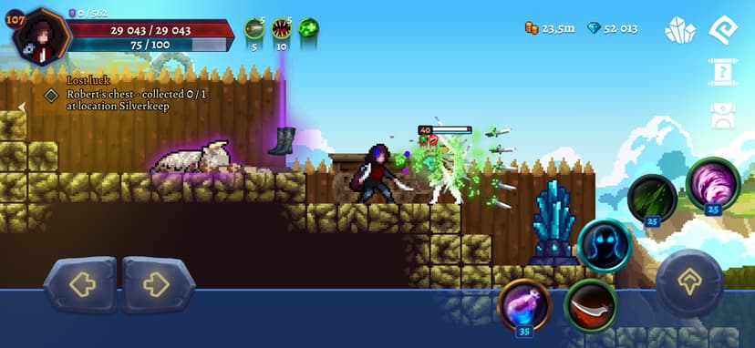 Darkrise - Pixel Action RPG screenshot 1 - screenshot