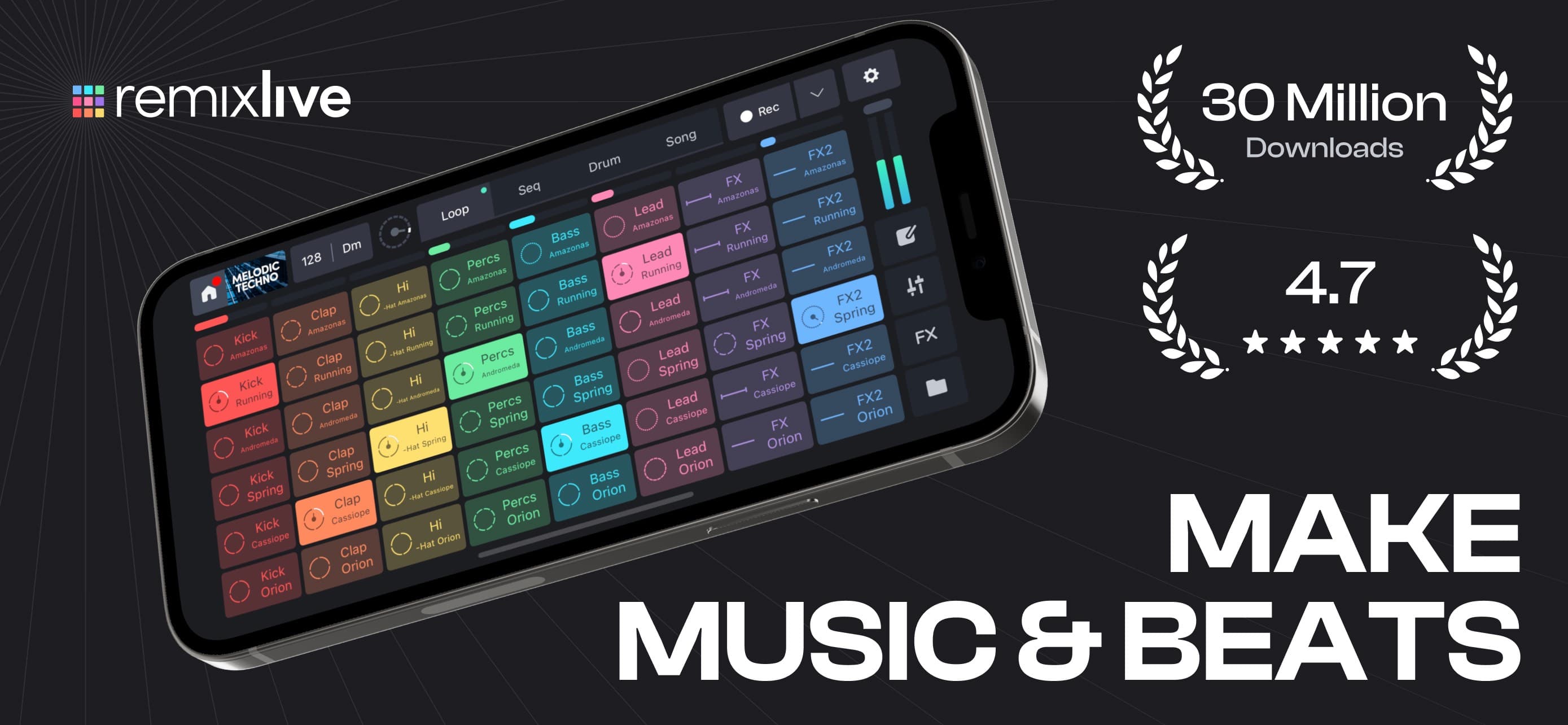 Remixlive - Make Music & Beats screenshot 1 - screenshot