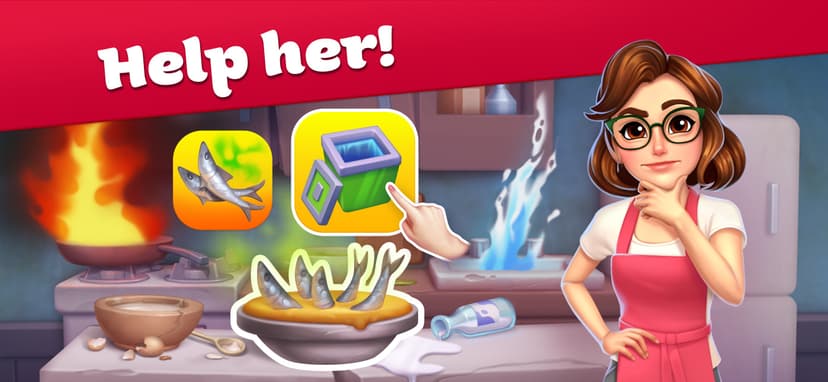 Cooking Stories: Fun cafe game screenshot 1 - screenshot