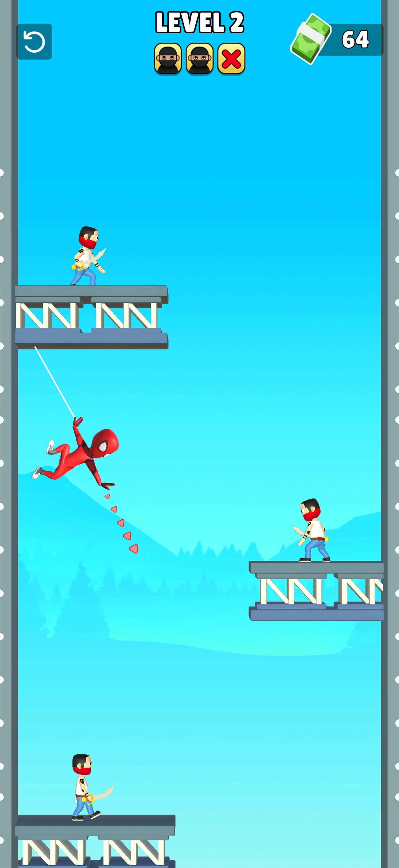 Web Battle 3D: Swing Hero screenshot 1 - screenshot
