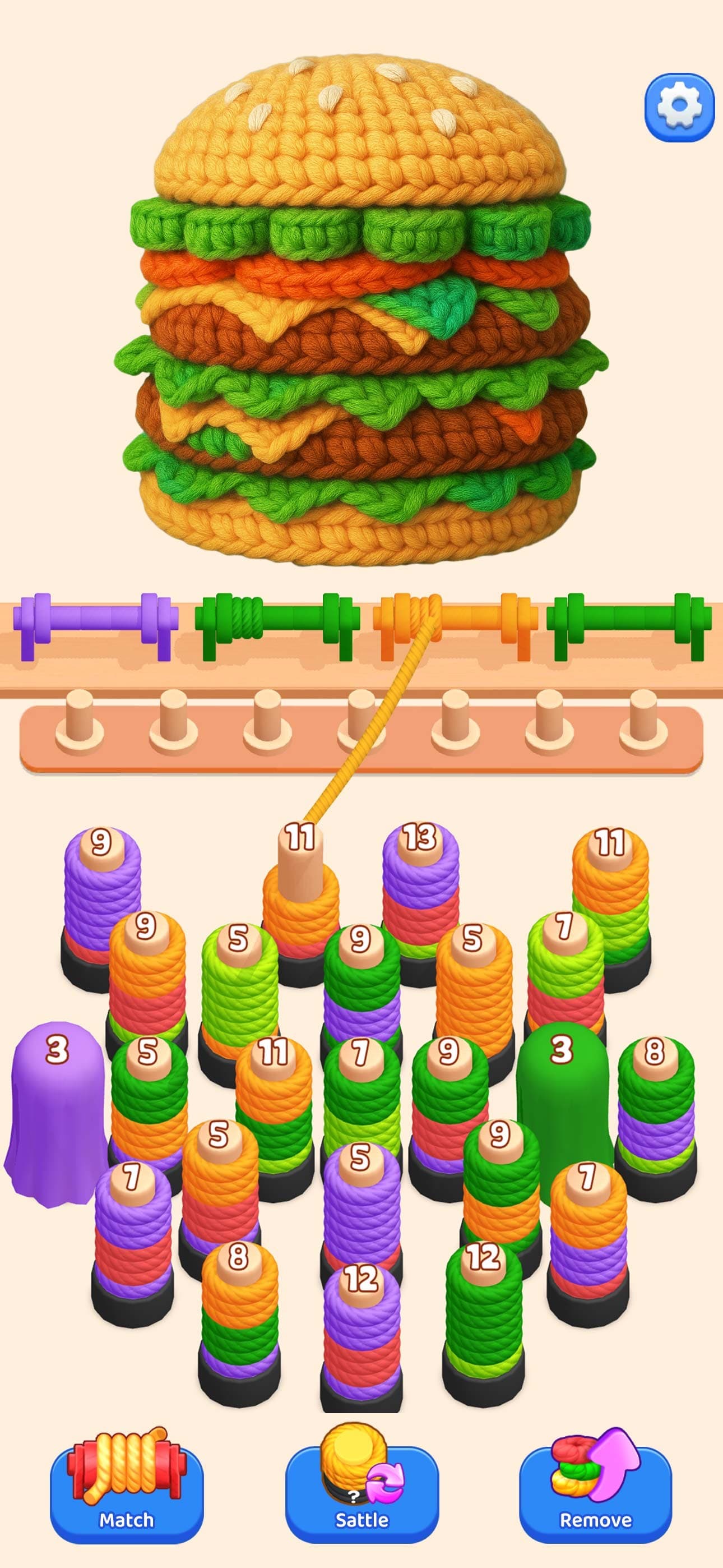 Wool Art - Yarn Puzzle Game 3D screenshot 1 - screenshot