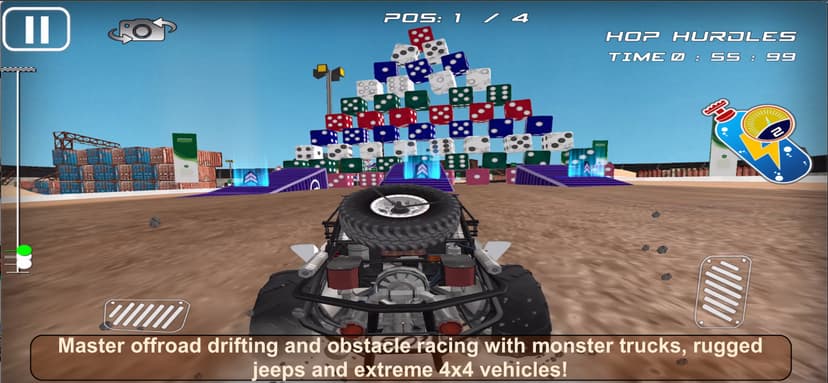 4x4 OFFROAD MONSTER TRUCK RACE screenshot 4 - screenshot