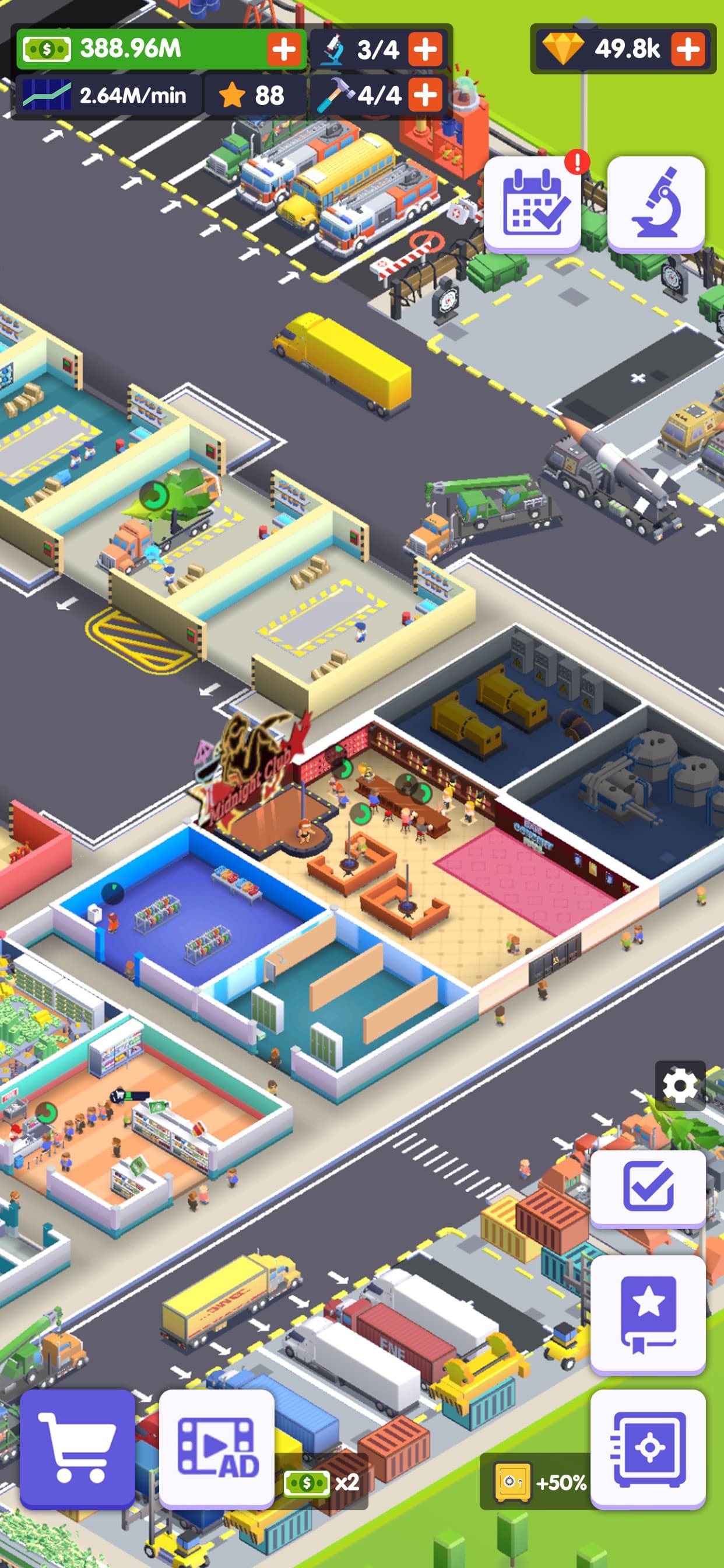 Truck Stop Tycoon-idle game screenshot 2 - screenshot