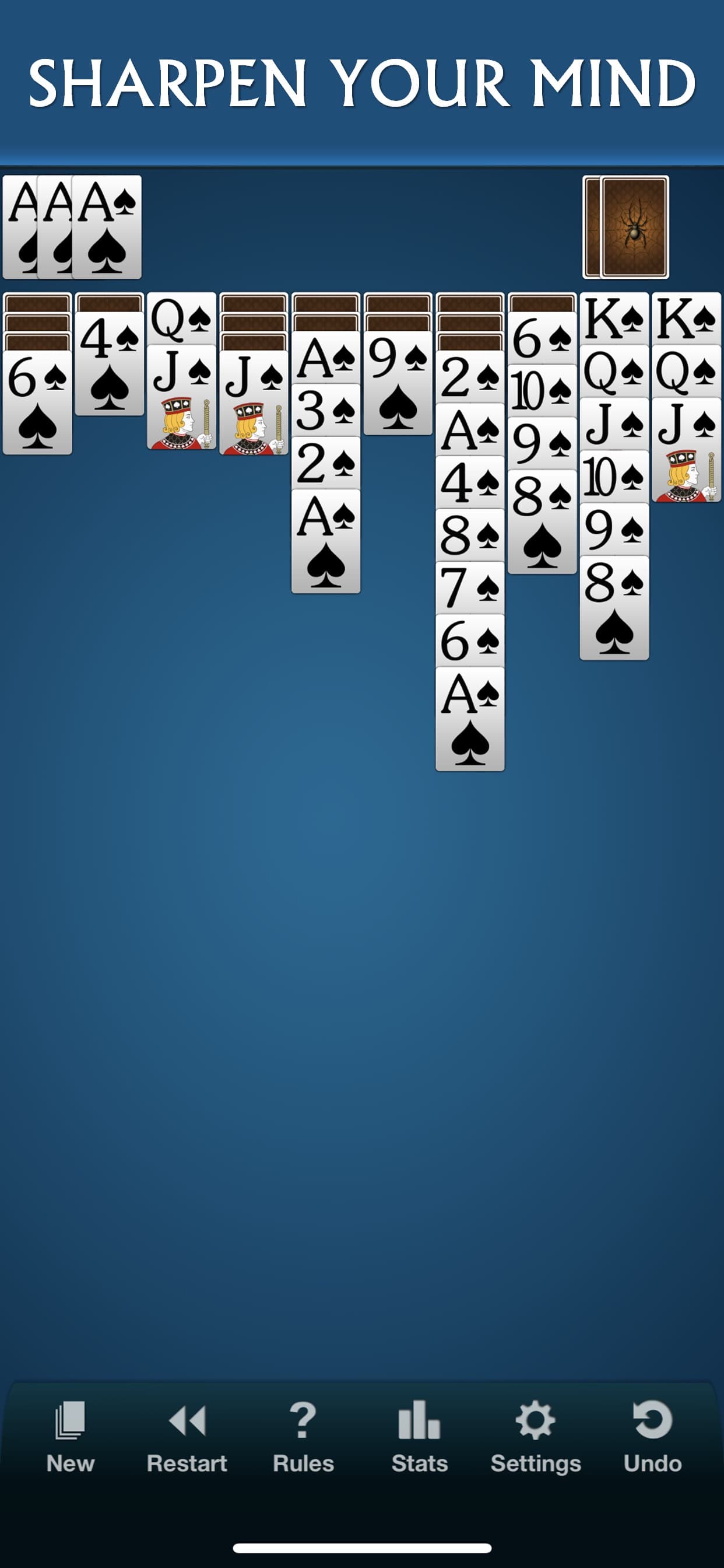 Solebon Spider Solitaire screenshot 2 - screenshot