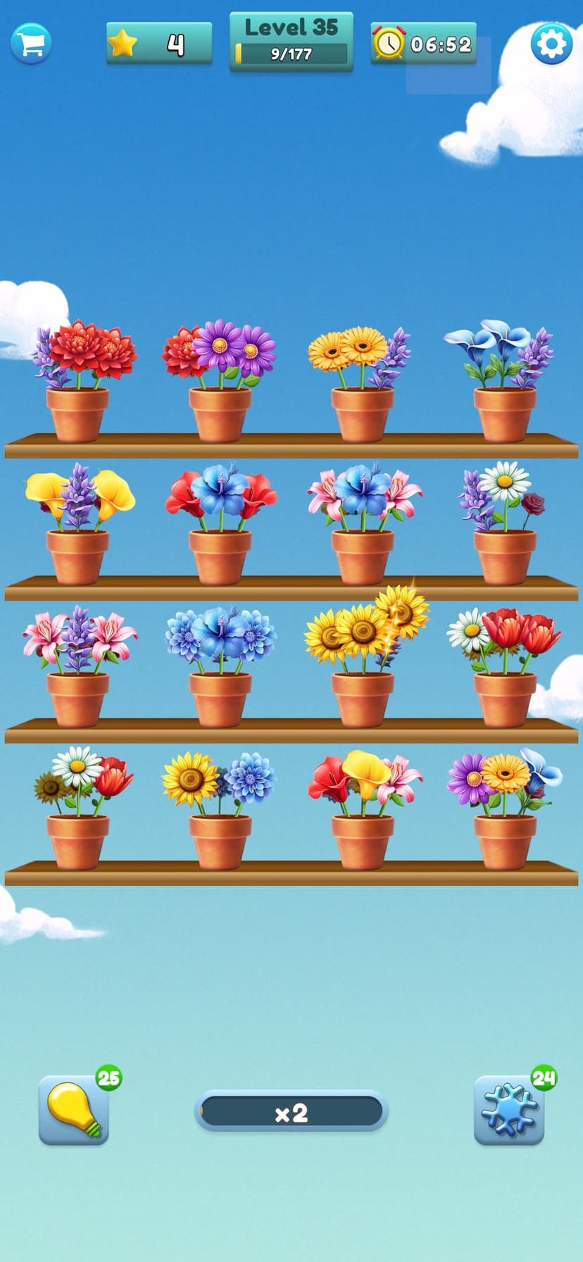 Flower Matching Game screenshot 3 - screenshot