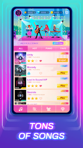 Piano Fire 2: Slide Challenge screenshot 1 - screenshot