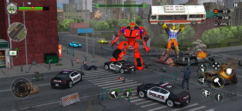 Monster Hero Fight City Rescue screenshot 7 - screenshot