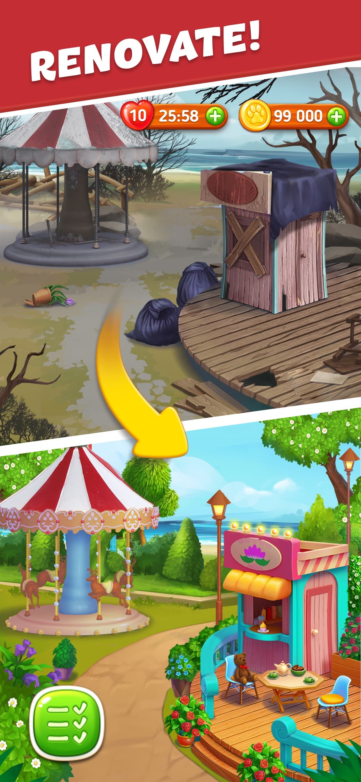 Park Town: Match 3 Game screenshot 2 - screenshot