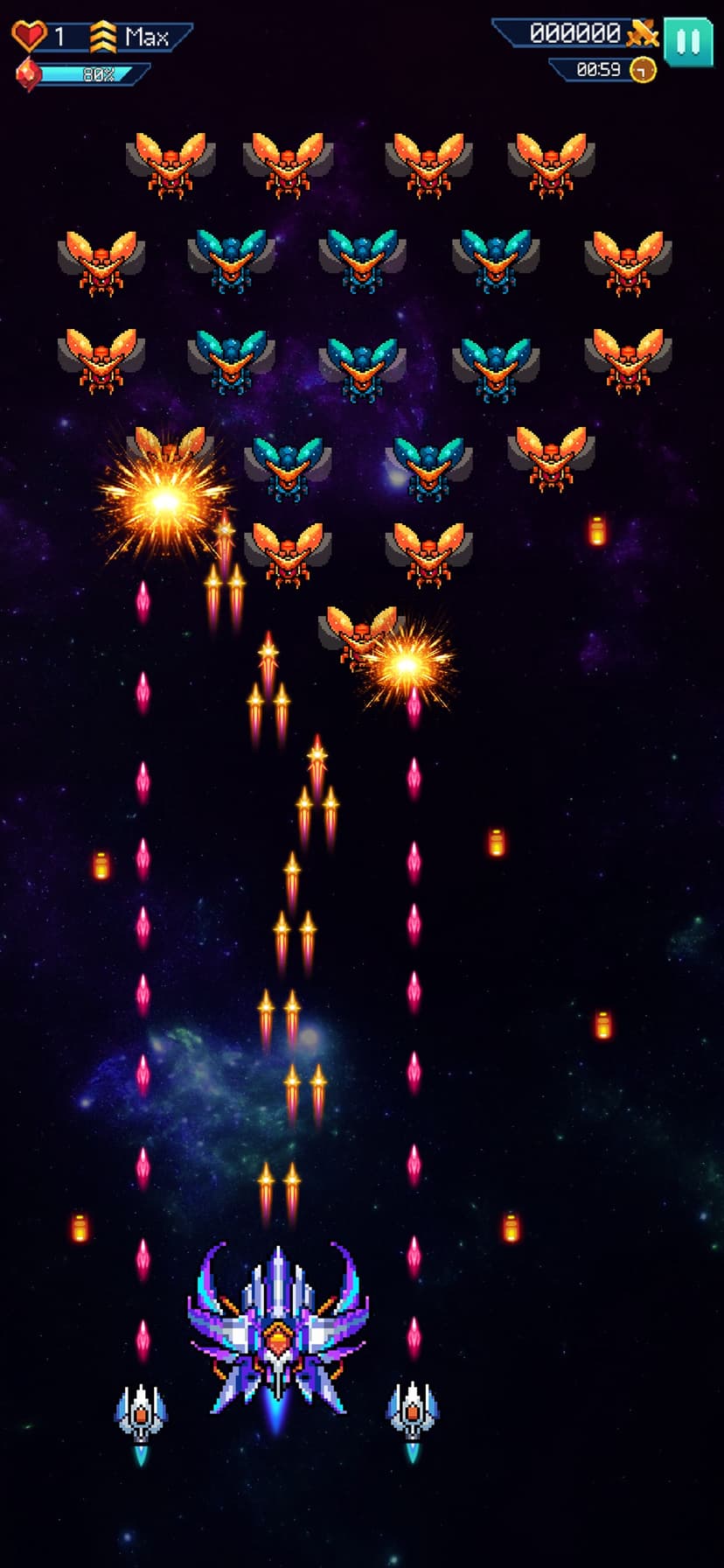 Galaxiga: Classic Arcade Game screenshot 3 - screenshot