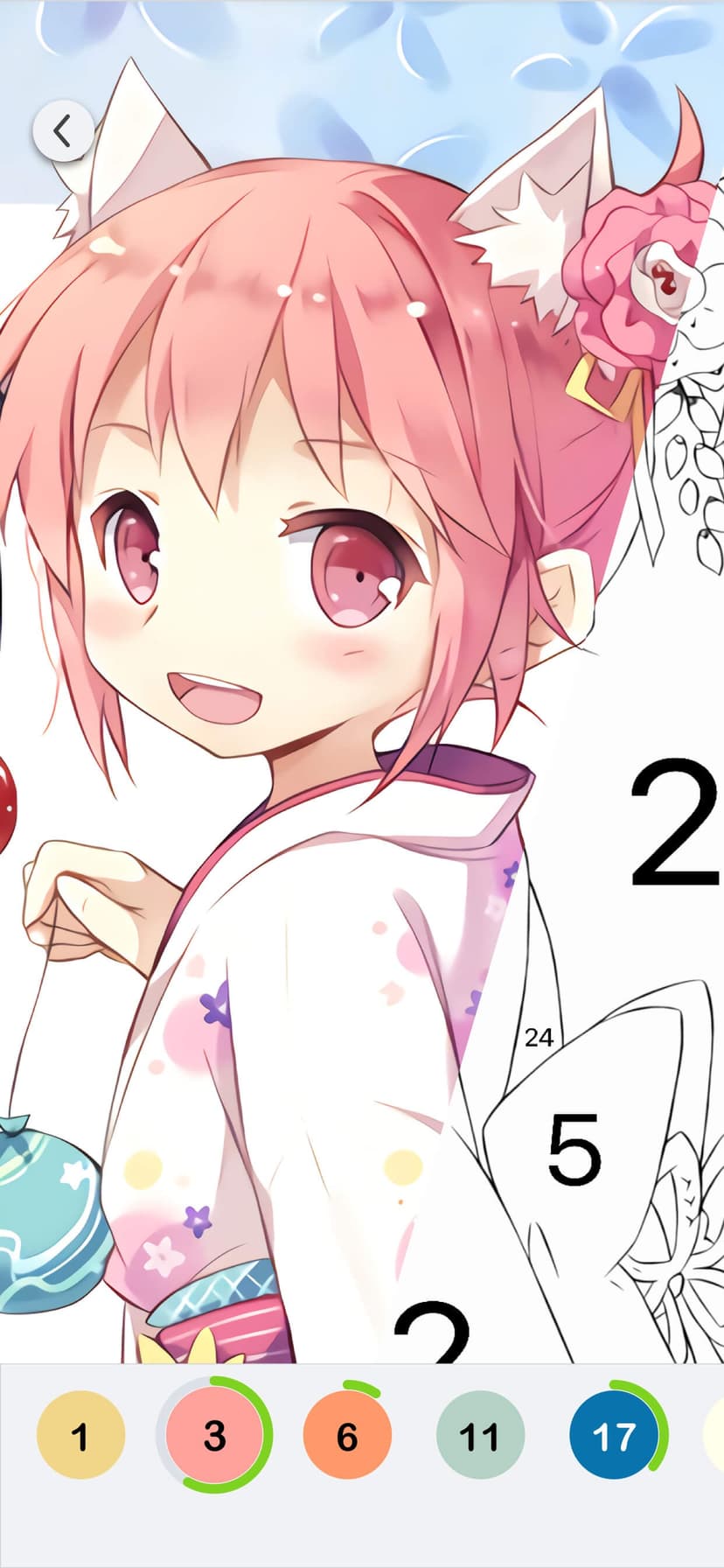 Anime Paint - Color By Number screenshot 3 - screenshot