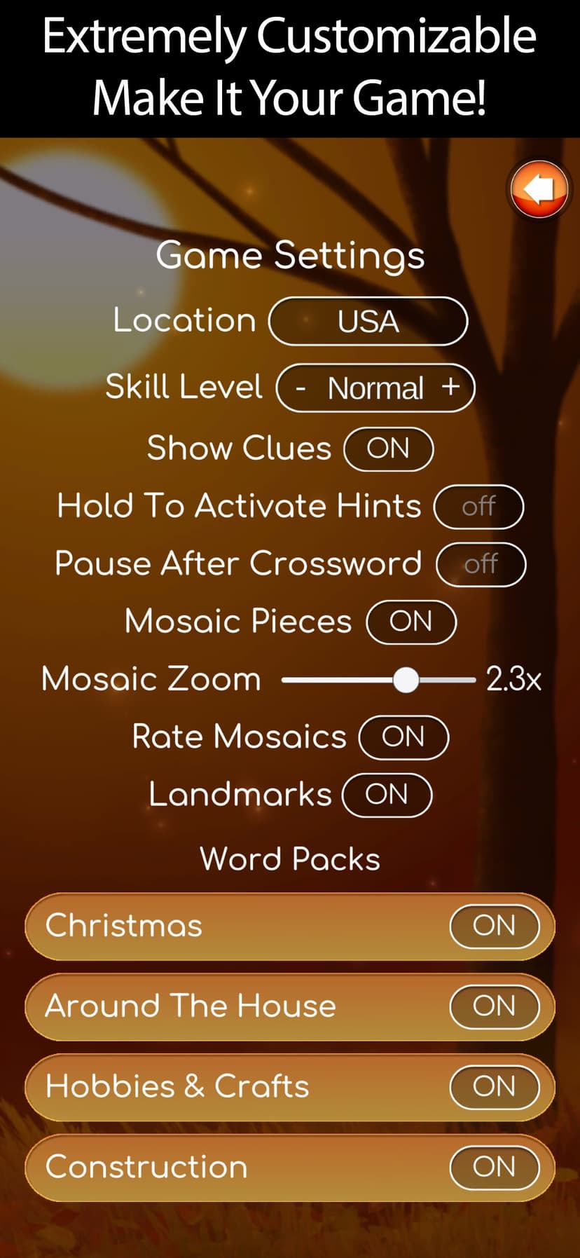 SQworble: Fun Crossword Puzzle screenshot 8 - screenshot